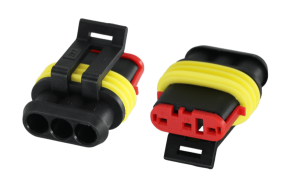 3-Pin Automotive Connector 1.5mm Female Tab Terminal DJ7031-1.5-21