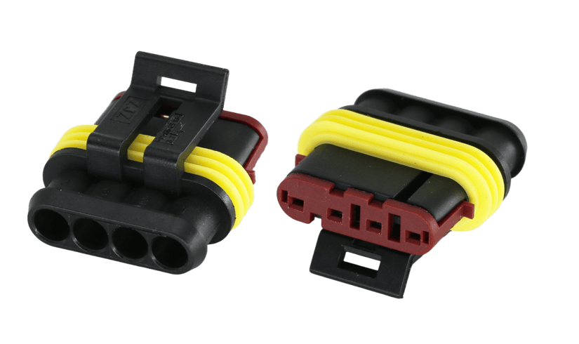 6-Pin Automotive Connector 1.5mm Female Tab Terminal DJ7041-1.5-21