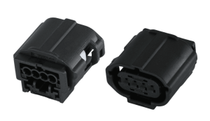 6-Pin Automotive Connector 0.6mm Female Tab Terminal DJ7043-0.6-21