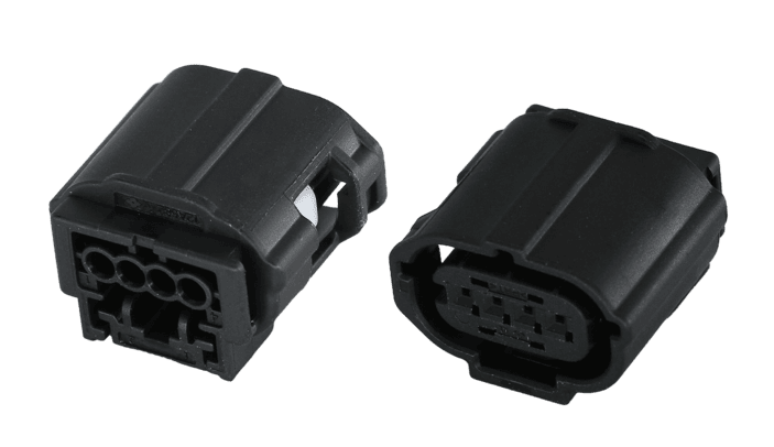 6-Pin Automotive Connector 0.6mm Female Tab Terminal DJ7043-0.6-21