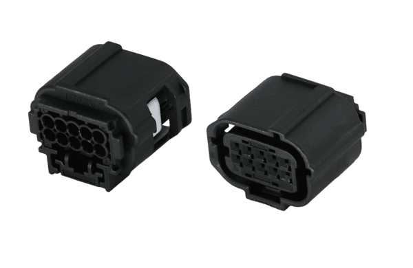 10-Pin Automotive Connector 0.6mm Female Tab Terminal DJ7105-0.6-21
