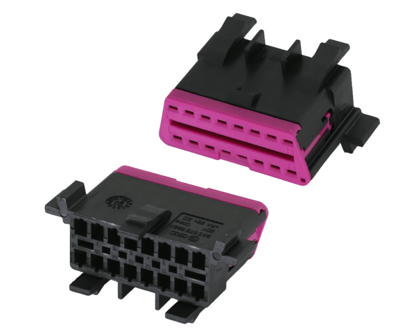 16-Pin Automotive Connector 1.8mm Female Tab Terminal DJ7162-1.8-21