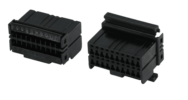 24-Pin Automotive Connector 1.2mm Female Tab Terminal DJ7201-1.2-21