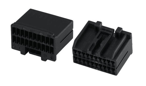 24-Pin Automotive Connector 1.2mm Female Tab Terminal DJ7202-1.2-21