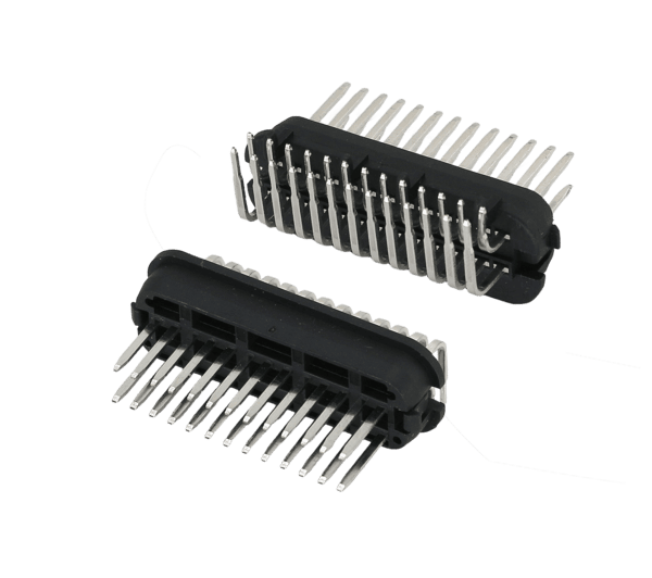 28-Pin Automotive Connector 1.0mm High-Current Terminal DJ7262-1.0-10AW
